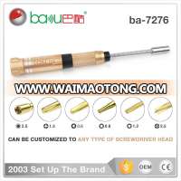 BAKU ba-7276 New product 6 in 1 mini tool precision magnetic offset torx screwdriver set for iPhone and other mobile phone