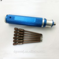 6 in 1 blue hex screwdriver bits set kit for rc